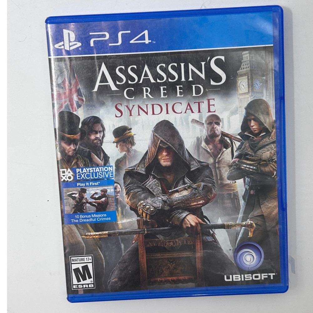 Assassins Creed Syndicate Sony PlayStation 4 PS4 Action Adventure Game Ubisoft